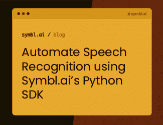 Automate Speech Recognition on Ubuntu in the Nano editor with Symbl.ai’s Python SDK
